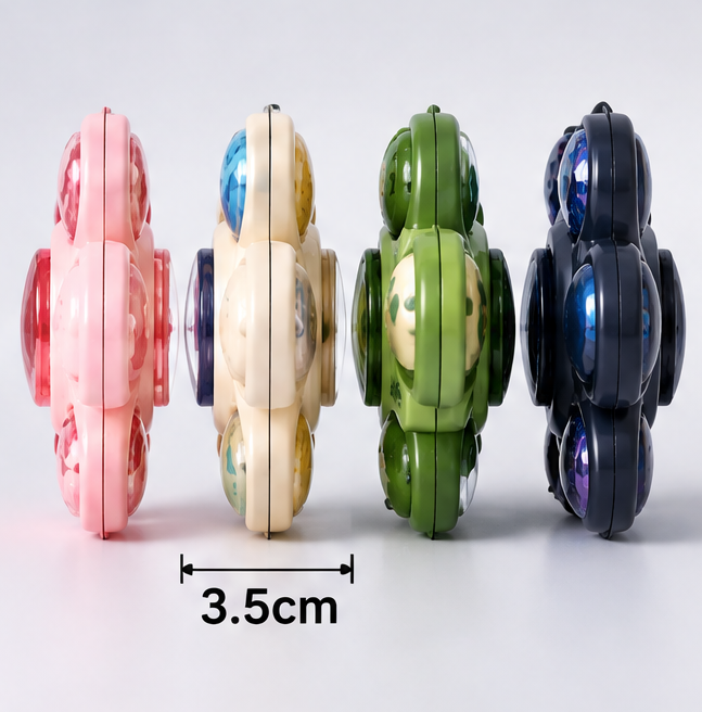 Cute Themed Hand Fidget Spinner Toy - High-Speed Rotating Stress Relief Gyro for Kids & Adults